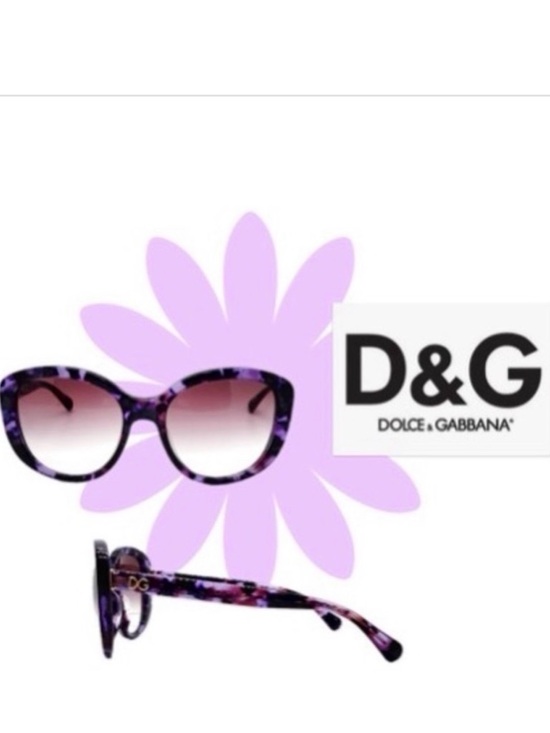 Dolce & Gabbana Accessories - EUC [Dolce & Gabbana] Purple Tortoiseshell Gradient Lens Women's Sunglasses